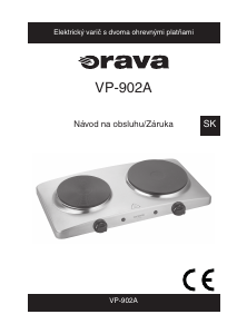 Návod Orava VP-902A Pánt