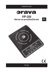 Návod Orava VP-20i Pánt