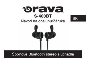 Návod Orava S-400BT Slúchadlá