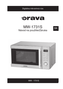 Návod Orava MW-1731S Mikrovlnná rúra