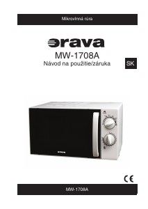 Návod Orava MW-1708A Mikrovlnná rúra