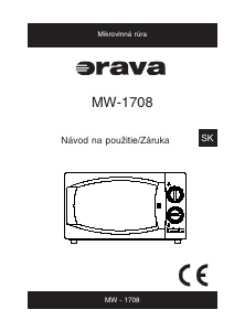 Návod Orava MW-1708 Mikrovlnná rúra
