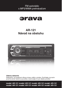 Návod Orava AR-121 Autorádio