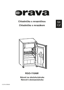 Návod Orava RGO-110AW Chladnička