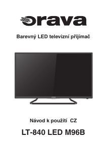 Manuál Orava LT-840 LED M96B LED televize