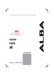 Handleiding Alba LCD19880HDF LCD televisie
