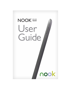 Manual Barnes and Noble NOOK HD E-Reader