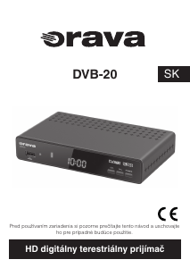 Návod Orava DVB-20 Digitálny prijímač