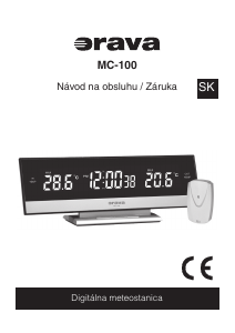 Návod Orava MC-100 Meteostanica