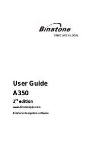 Handleiding Binatone A350 Navigatiesysteem