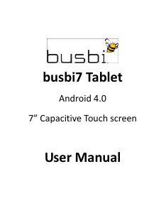 Manual Busbi 7 Tablet