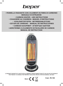 Manuale Beper RI.163 Termoventilatore