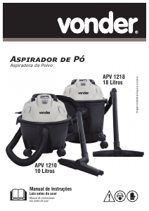 Manual de uso Vonder APV 1210 Aspirador