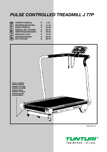 Handleiding Tunturi J77P Loopband