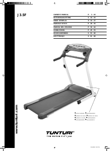 Manual Tunturi J3.5F Treadmill