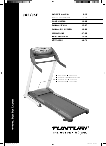 Manual Tunturi J5F Treadmill