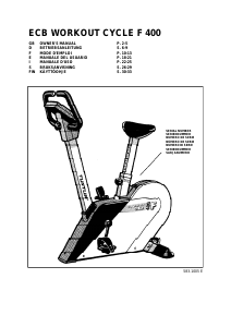 Manual Tunturi F400 Exercise Bike