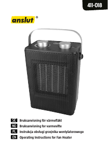 Manual Anslut 411-018 Heater