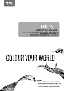 Handleiding TCL 55S6000FS LED televisie