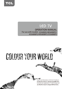 Handleiding TCL 40S6000FS LED televisie