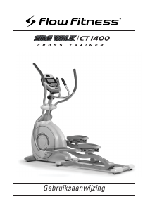 Handleiding Flow Fitness Side Walk CT1400 Crosstrainer