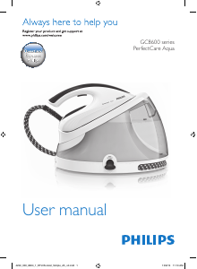 Manual Philips GC8650 PerfectCare Iron