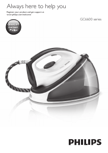 Manual Philips GC6612 SpeedCare Iron