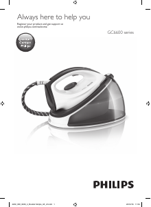 Manual Philips GC6603 SpeedCare Iron