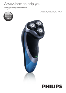 Bruksanvisning Philips AT889 AquaTouch Barbermaskin