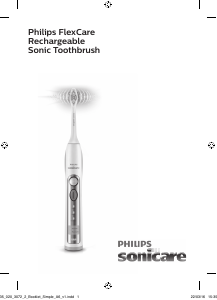 Rokasgrāmata Philips HX6971 Sonicare FlexCare Elektriskā zobu birste