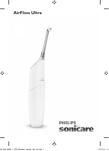 Handleiding Philips HX8491 Sonicare AirFloss Ultra Flosapparaat