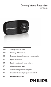 Manual Philips ADR81BLX1 Action Camera