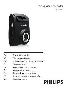 Manuale Philips ADR61BLX1 Action camera