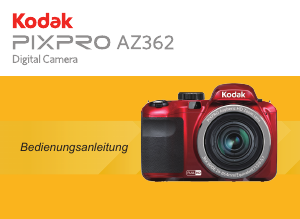Bedienungsanleitung Kodak PixPro AZ362 Digitalkamera