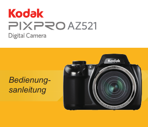 Bedienungsanleitung Kodak PixPro AZ521 Digitalkamera
