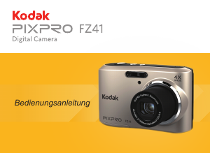 Bedienungsanleitung Kodak PixPro FZ41 Digitalkamera