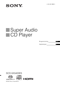 Käyttöohje Sony SCD-XA5400ES CD-soitin