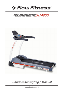 Handleiding Flow Fitness Runner DTM900 Loopband