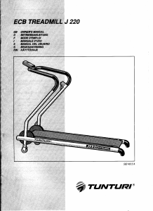 Manual Tunturi J220 Treadmill