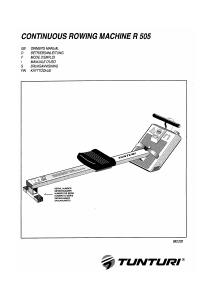 Manual Tunturi R505 Rowing Machine