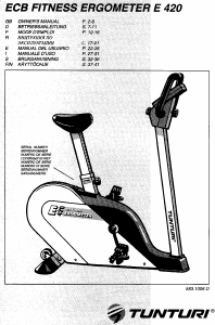 Handleiding Tunturi E420 Hometrainer
