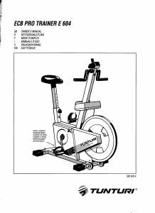 Manual Tunturi E604 Exercise Bike