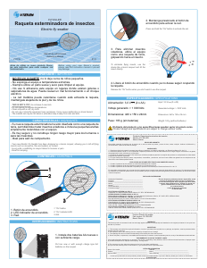 Manual de uso Steren Fly-Killer Raqueta matamoscas
