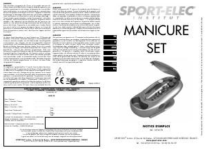 Manual Sport-Elec NCW-78 Manicure-Pedicure Set