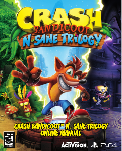 Manual Sony PlayStation 4 Crash Bandicoot N.Sane Trilogy