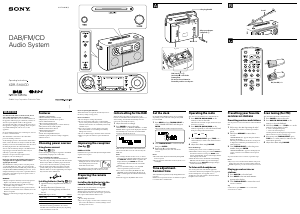 Manual Sony XDR-S100CD Radio