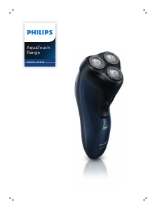 Kullanım kılavuzu Philips AT620 AquaTouch Tıraş makinesi