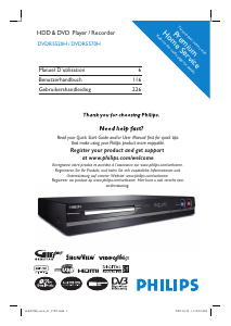 Bedienungsanleitung Philips DVDR5520H DVD-player