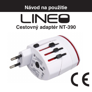 Návod Lineo NT-390 Cestovný adaptér