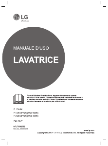 Manuale LG F4J6VY2W Lavatrice